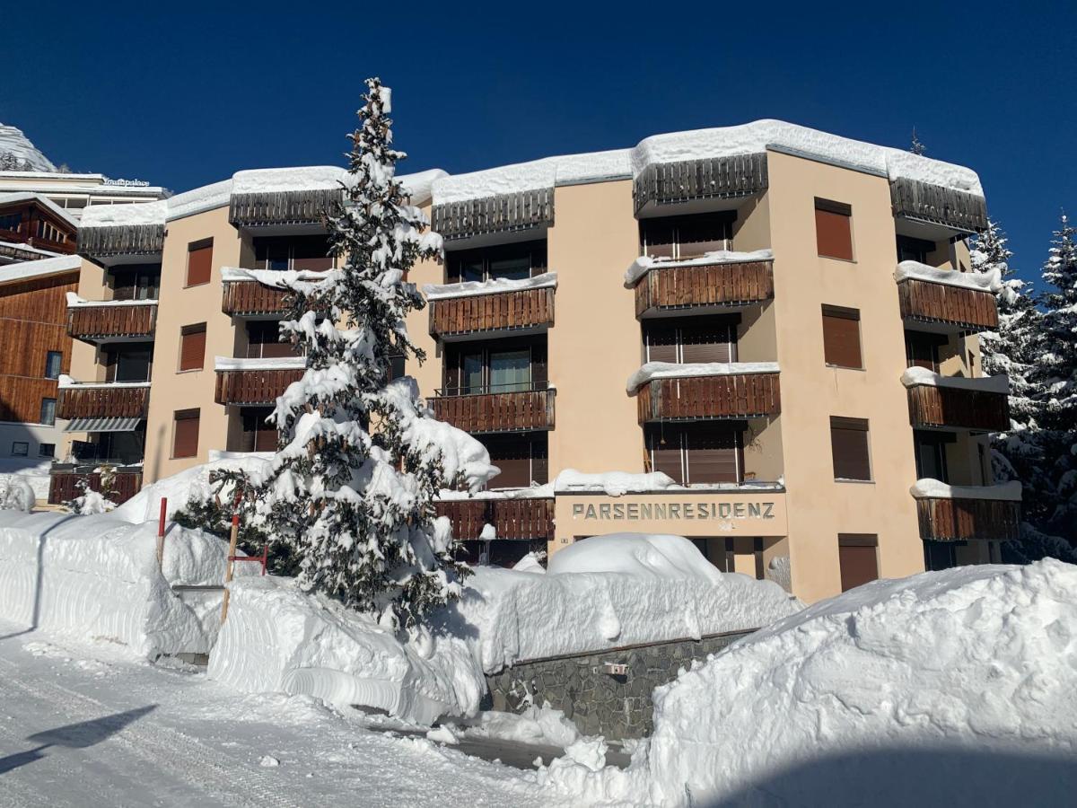 Ferienwohnung Parsennresidenz Davos Exterior foto